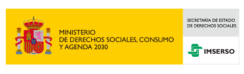Logotipo Ministerio de Derechos Sociales, Consumo y Agenda 2030 - IMSERSO